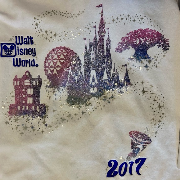 Disney - Women’s 2017 Walt Disney World 4 Park Classic Zip Up Hoodie - XL - Picture 5 of 7